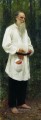 leo tolstoy barefoot 1901 Ilya Repin